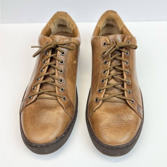 Thursday Mens Premier Sneaker Size  9 Tan Heritage Leather Low Top Casual Shoe - Picture 1 of 8